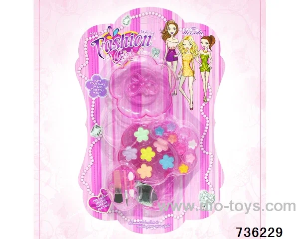cosmetics in blister card