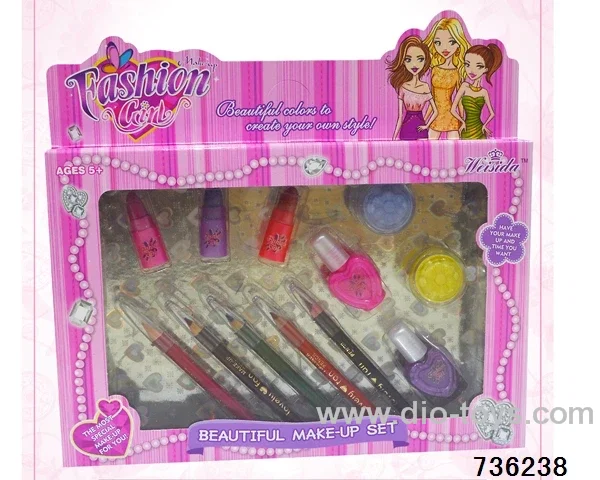 cosmetics in window box