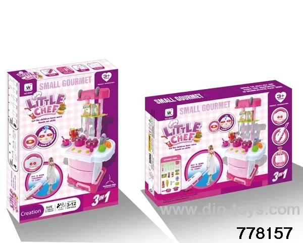 Tableware set with light not included battery