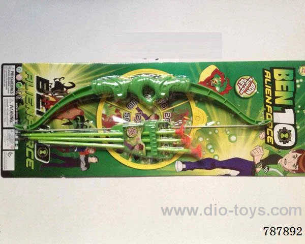 Bow and arrow in blister card