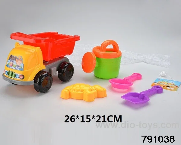 beach toys in net bag