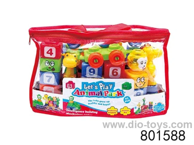 building block in PVC hang bag 40PCS