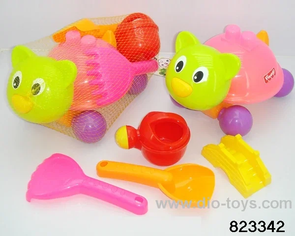 beach toy in 5pcs net bag