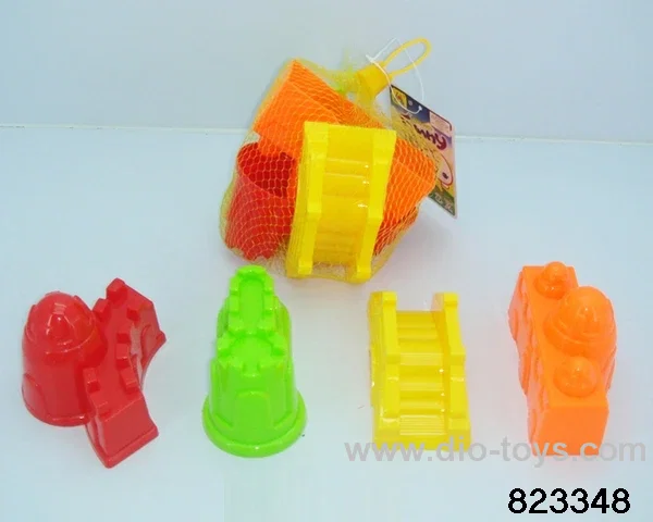 beach toy in 4pcs net bag
