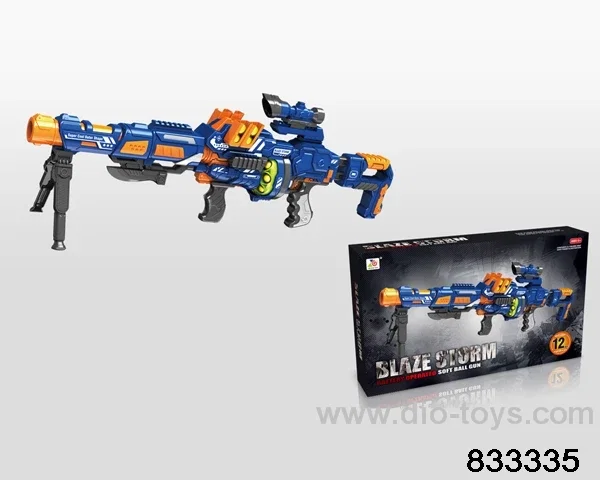 B/O soft bullet gun in color box