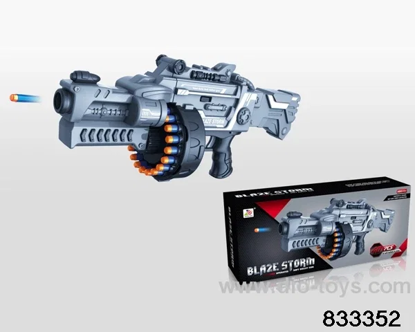 B/O soft bullet gun in color box