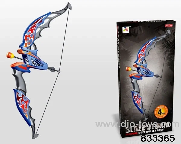 Bow and arrow in color box