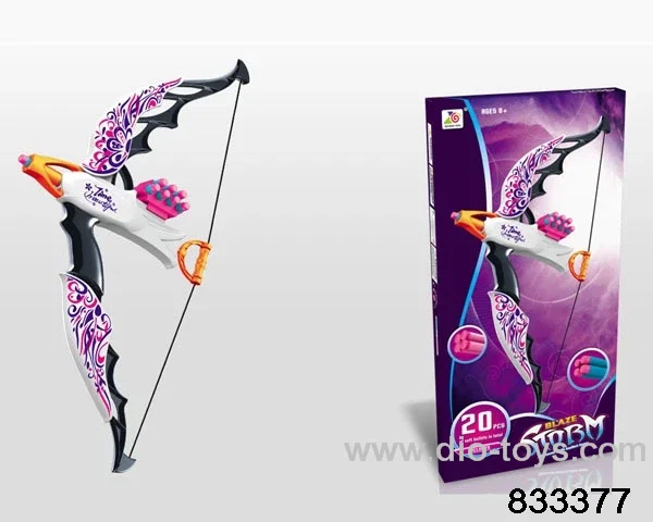 Bow and arrow in color box