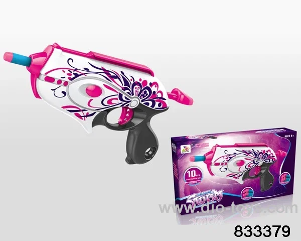 Soft bullet gun in color box