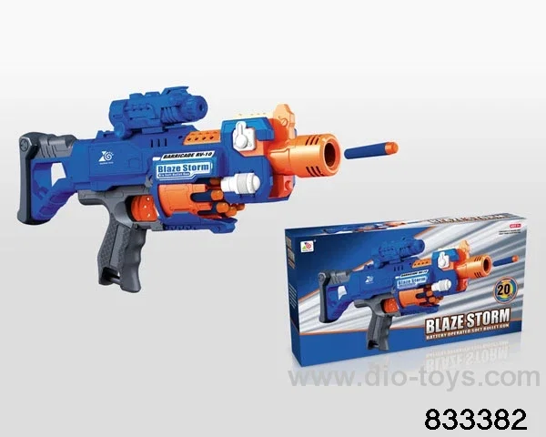 B/O soft bullet gun in color box