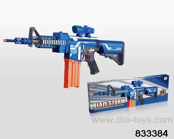 B/O soft bullet gun in color box