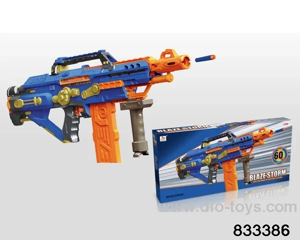 B/O soft bullet gun in color box