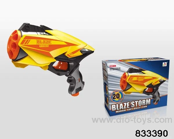 Soft bullet gun in color box