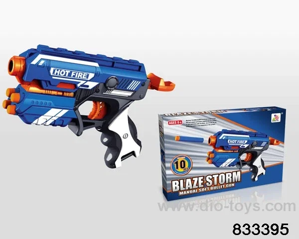 Soft bullet gun in color box