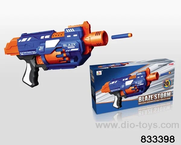 B/O soft bullet gun in color box