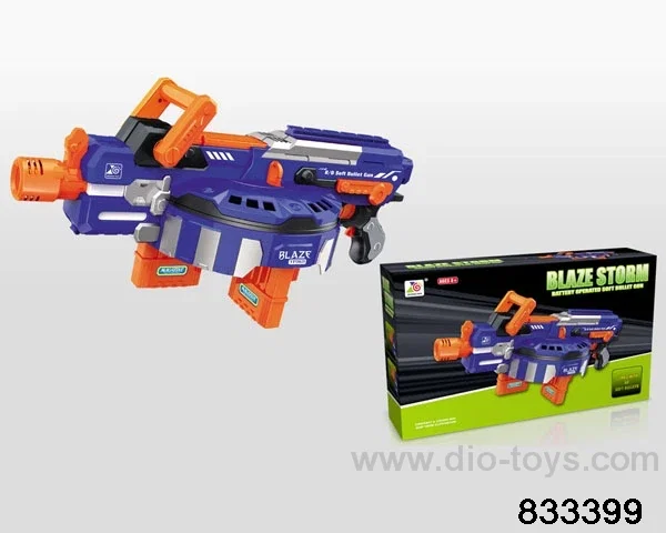 B/O soft bullet gun in color box