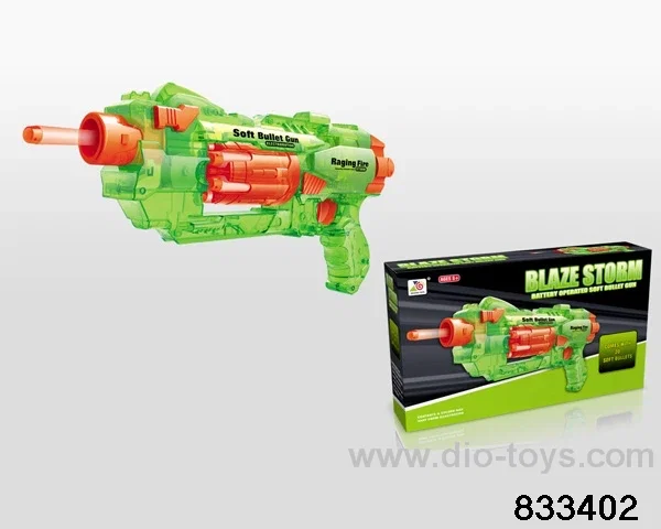 B/O soft bullet gun in color box