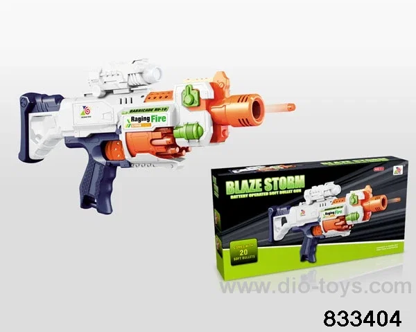 B/O soft bullet gun in color box