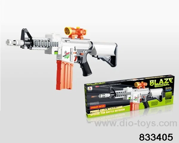 B/O soft bullet gun in color box