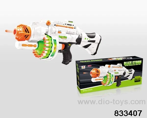 B/O soft bullet gun in color box