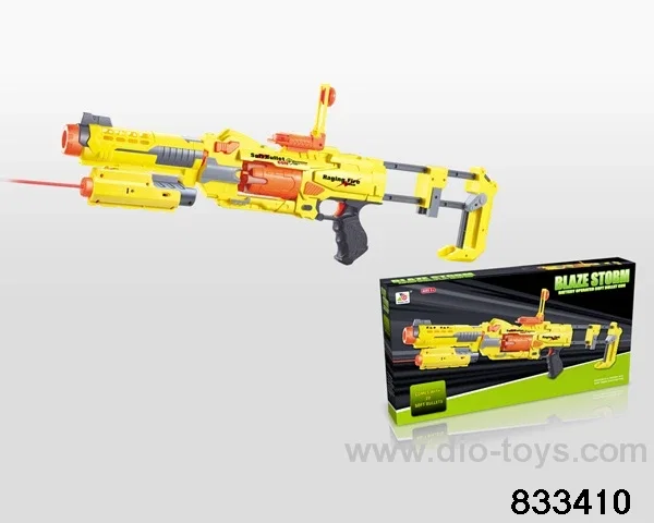 B/O soft bullet gun in color box