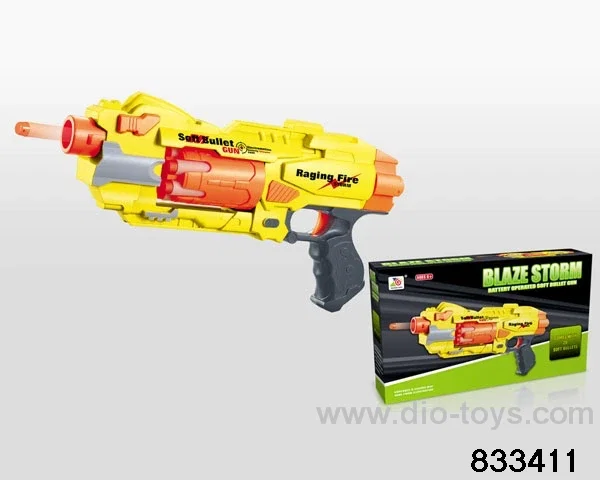 B/O soft bullet gun in color box