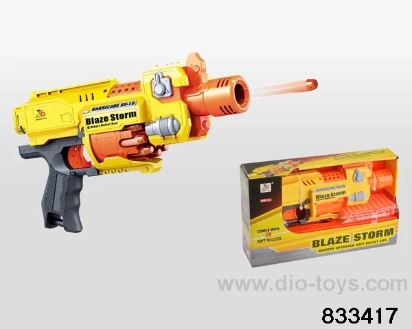B/O soft bullet gun in display box