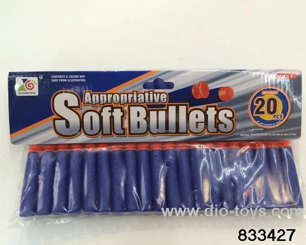 bullet in 20pcs PP bag with header