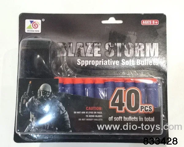 bullet in 40pcs blister card 2 set mixed loading