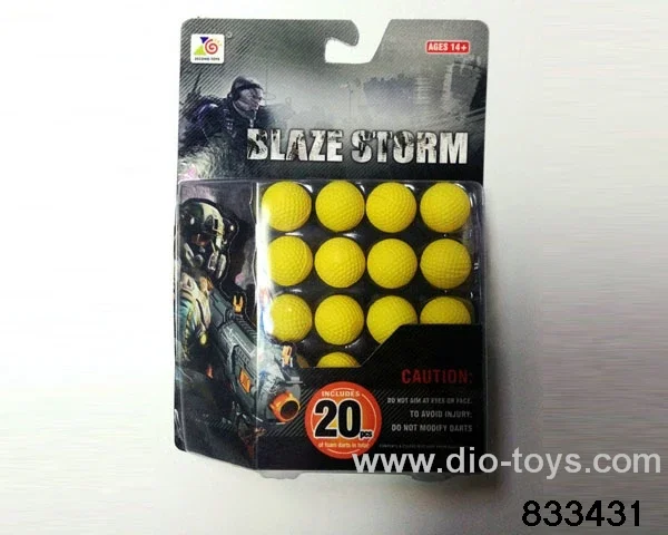 7.2cm bullet in 20pcs blister