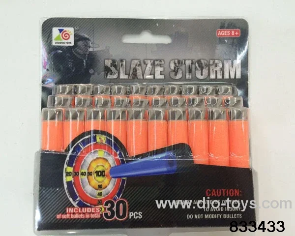 7.2cm bullet in 30pcs blister