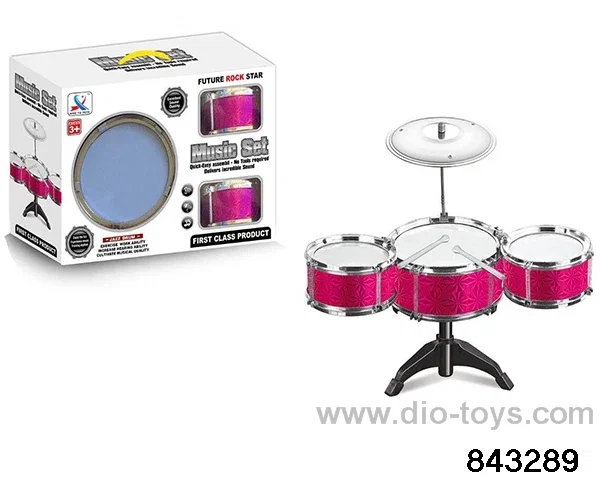 Electroplating jazz drum3 drum  in window box