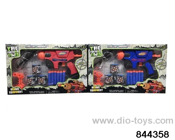 EVA soft bullet gun in display box