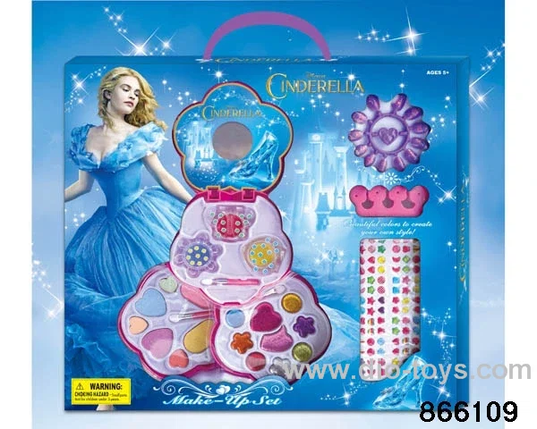cosmetics in window box
