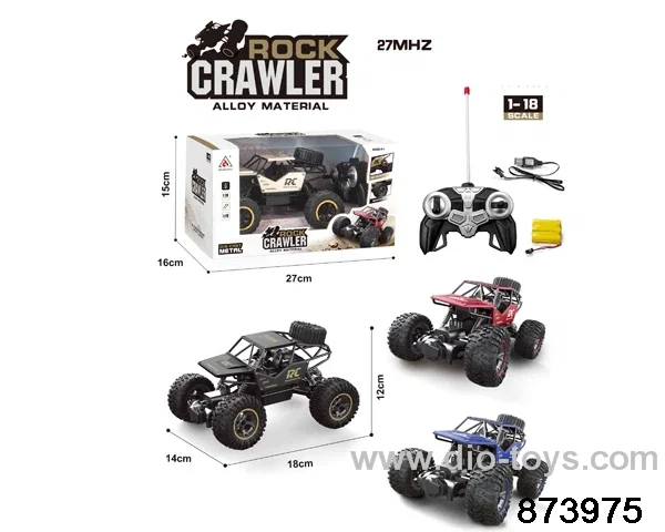1:18 rc alloy car in window box include battery