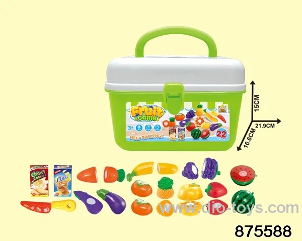 fruit set in 22pcs plastic box