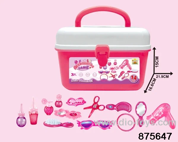 accessories set in 14pcs plastic box
