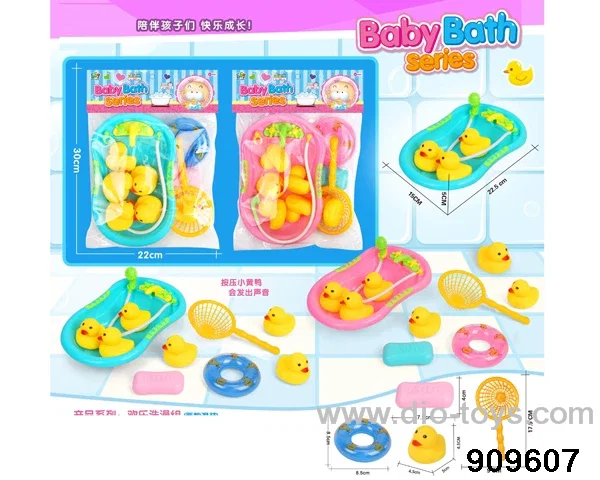 bath toy in PP bag with header