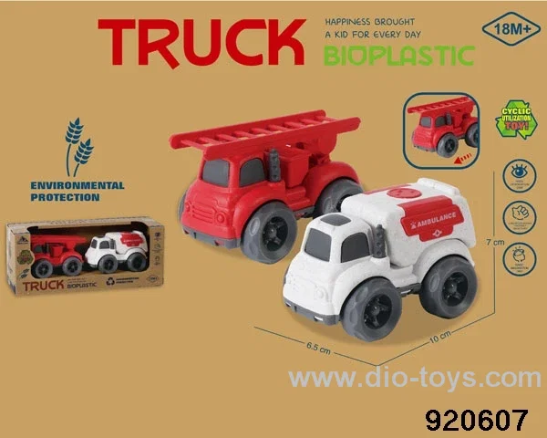 free wheel truck in 2pcs display box