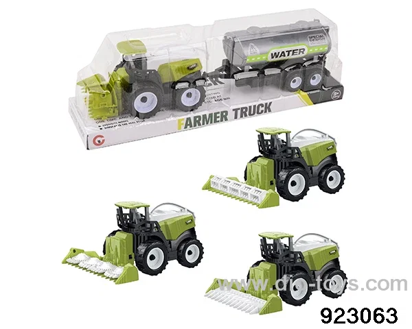 Inertial farmer harvesting locomotive in PVC cover