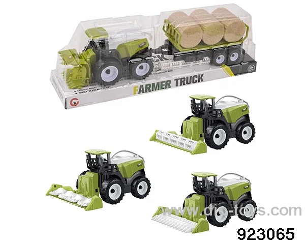 Inertial farmer harvesting locomotive in PVC cover