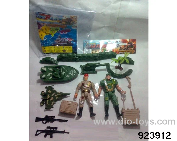 Military set in PP bag with header