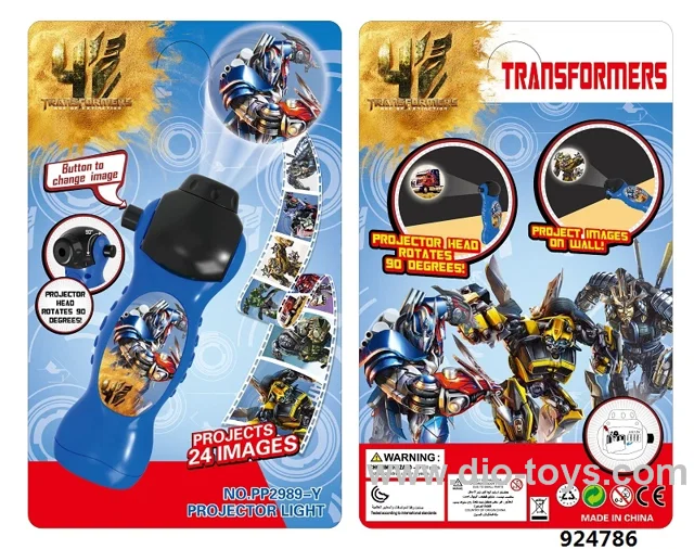 Projector in blister card
