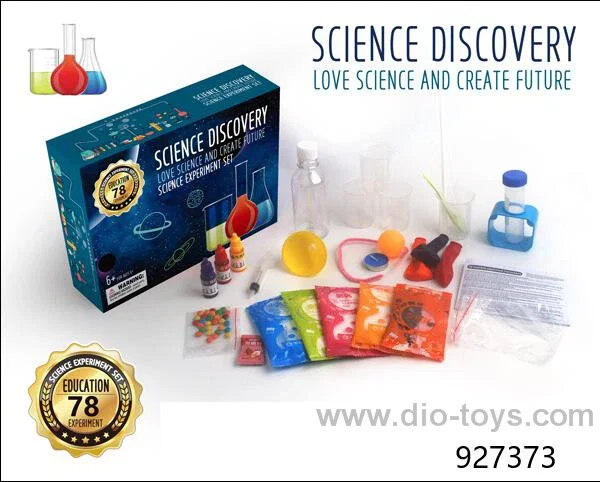 Science toy in color box