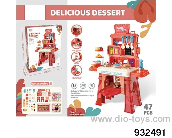 Dessert table in 47 pcs color box