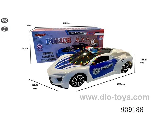 B/O car with 3D light in color box 2 asstd