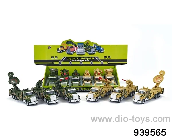 1:24 Alloy Pull Back Car in 6pcs display box