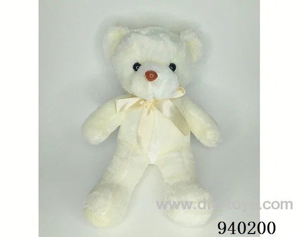 35cm White Scarf Bear in Hangtag