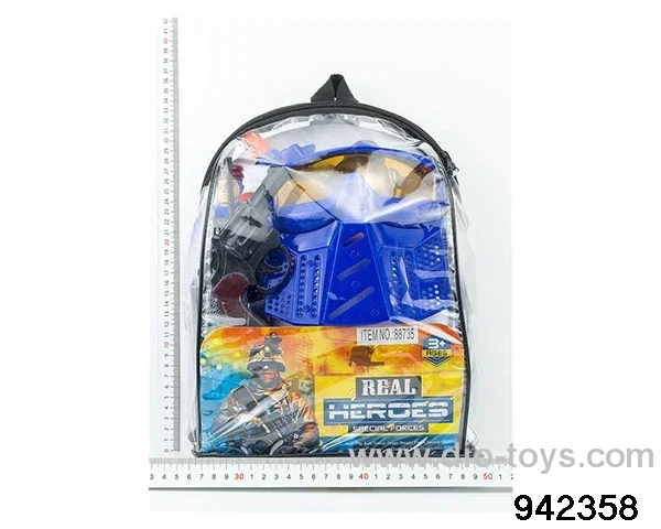 Military police suit in Packsack