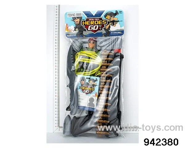 Military police suit in PVC bag